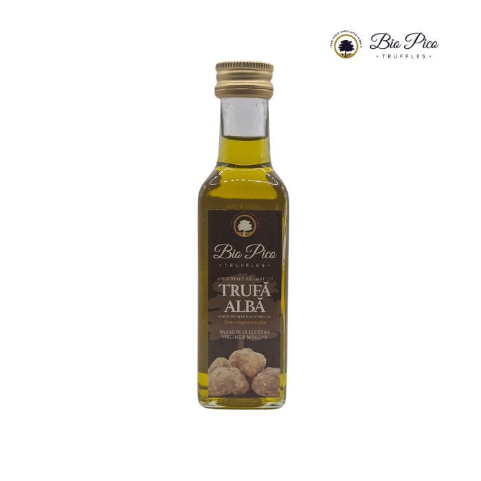 Ulei de masline extravirgin cu aroma de trufe albe Tuber Magnatum ( 100 ml)